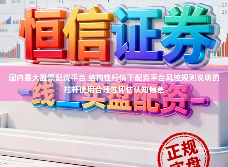 国内最大股票配资平台 结构性行情下配资平台风控规则说明的杠杆使用合理性评估认知偏差